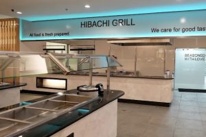 Hibachi Grill Area